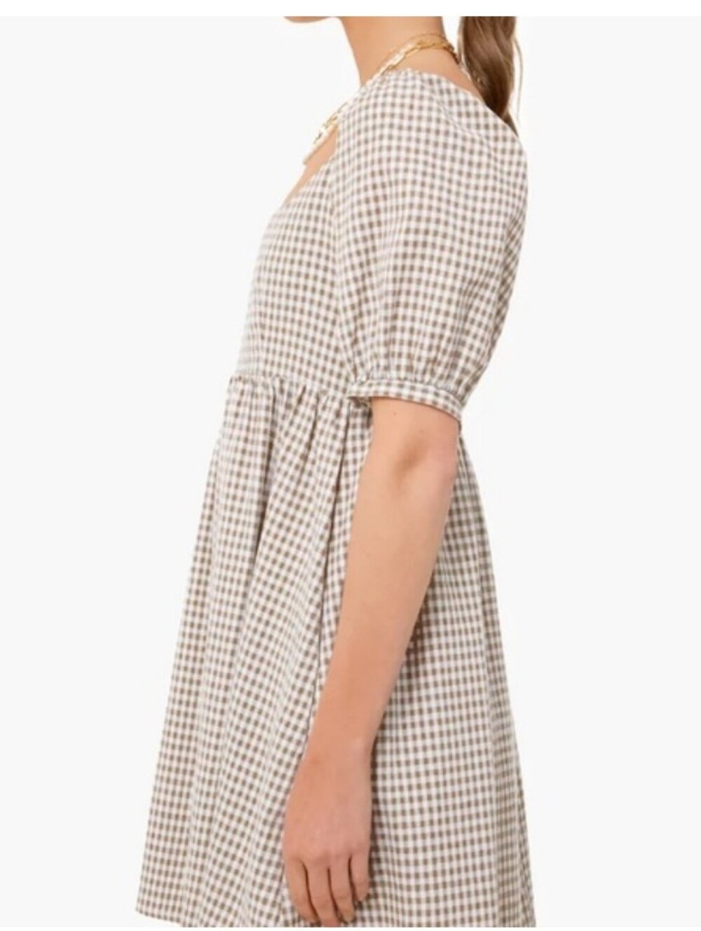 Pomander Place Tuckernuck Gingham Beechwood Babydoll Dress XXL - Picture 3 of 8